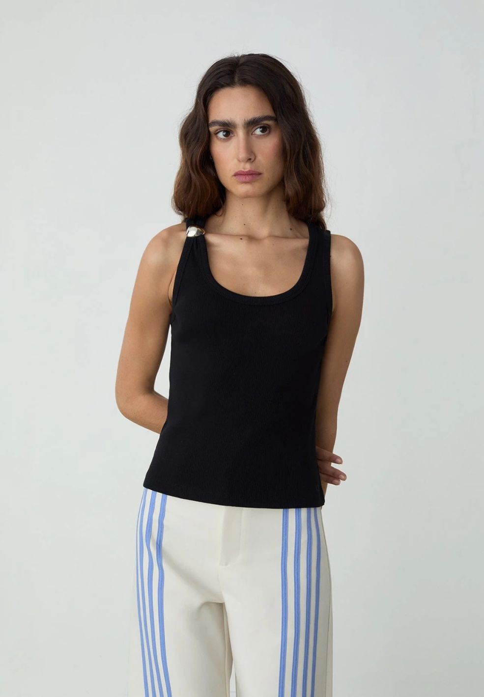 Eden Black Tank Top