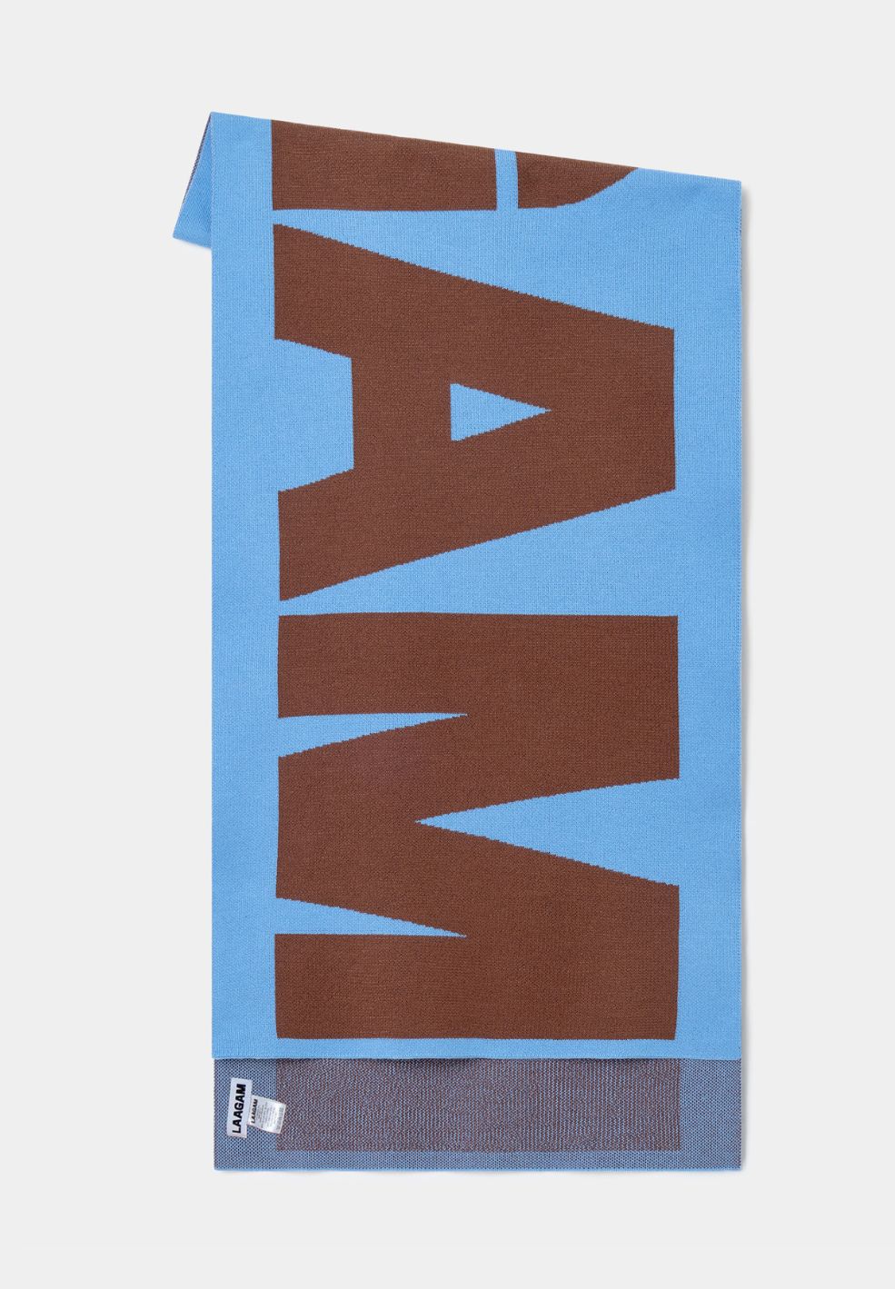 Damson Blue Logo Scarf-Hats & Scarves- by Laagam- Verse Amsterdam