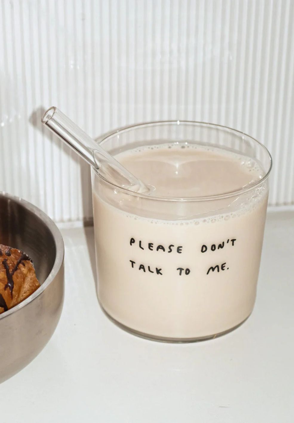 Please Don't Talk To Me Glass 350ml