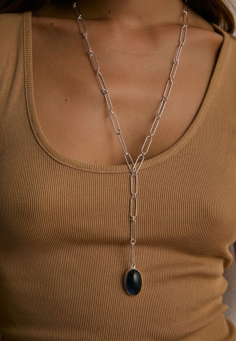 Dolmen Necklace Silver