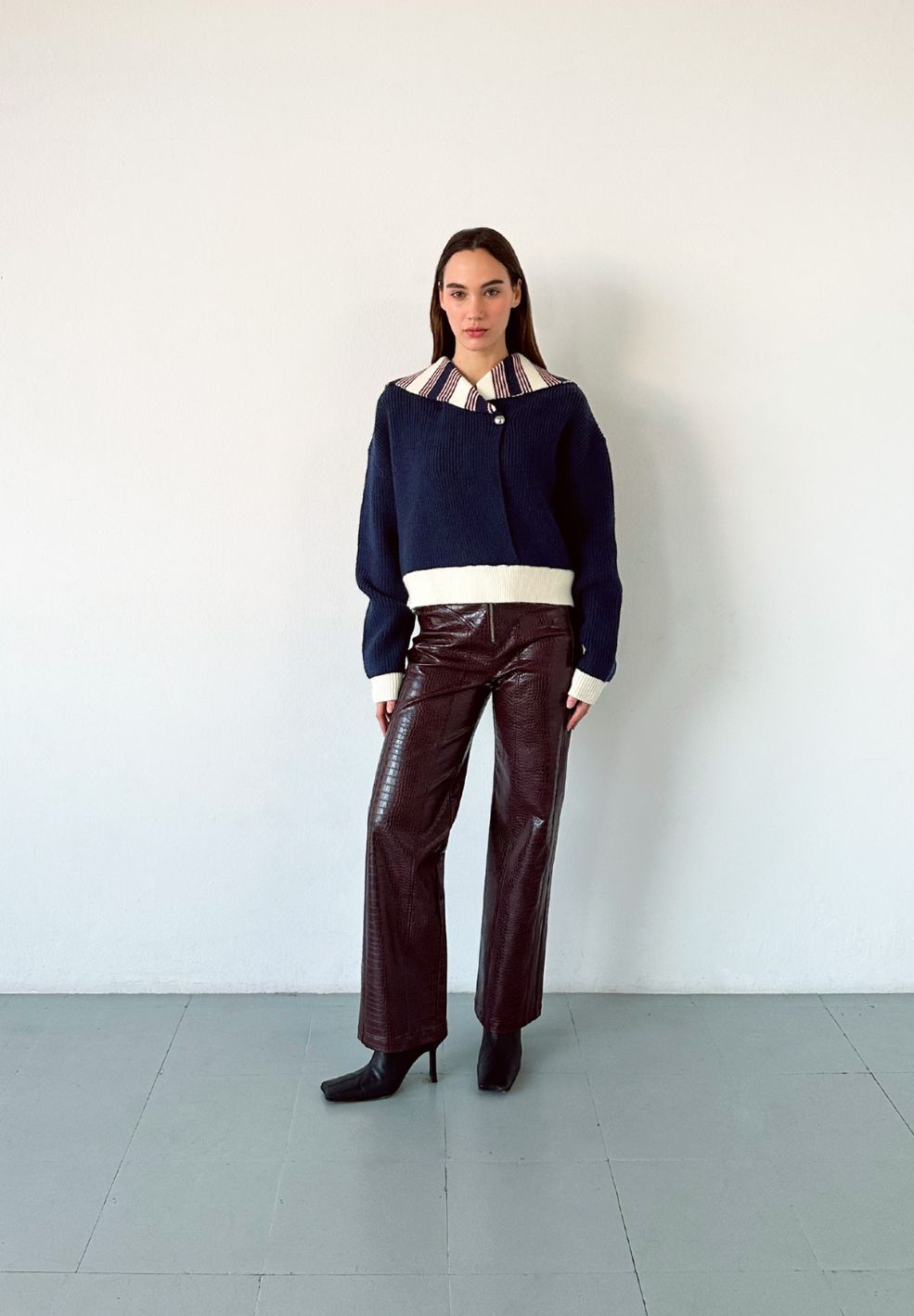 Naples Sailor Navy Knit-Knitwear- by Laagam- Verse Amsterdam
