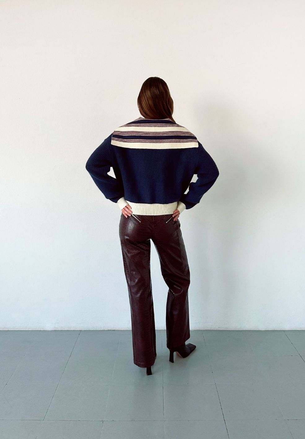 Naples Sailor Navy Knit-Knitwear- by Laagam- Verse Amsterdam