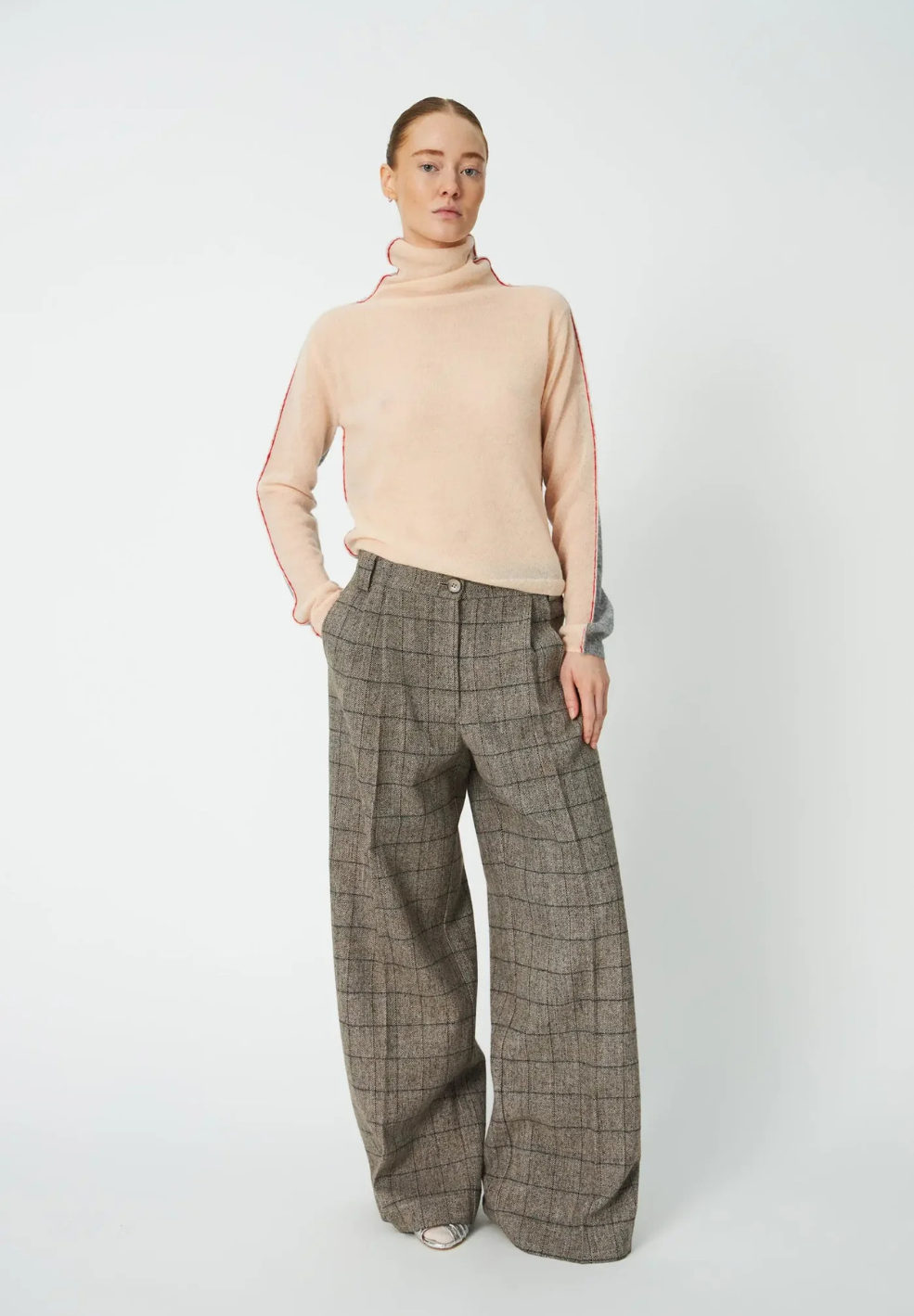 Alpaca Turtleneck Pale Pink