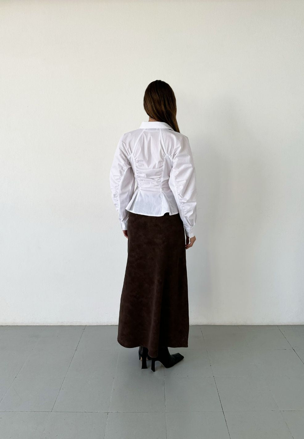 Belleville Ruched Shirt-Tops- by Laagam- Verse Amsterdam