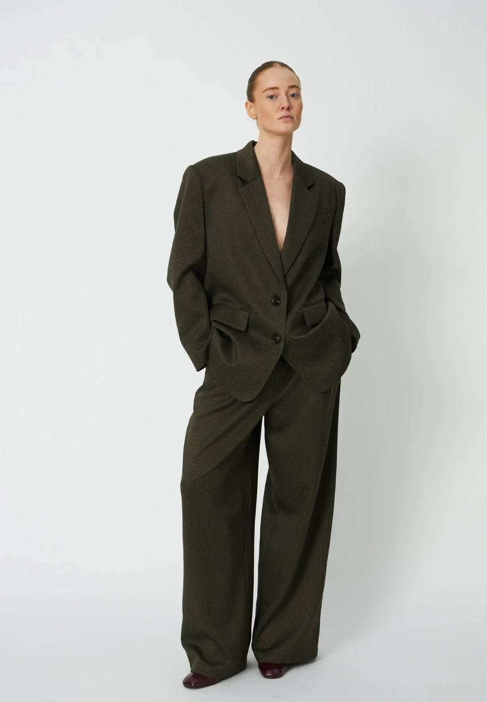 Oversized Blazer Army Green
