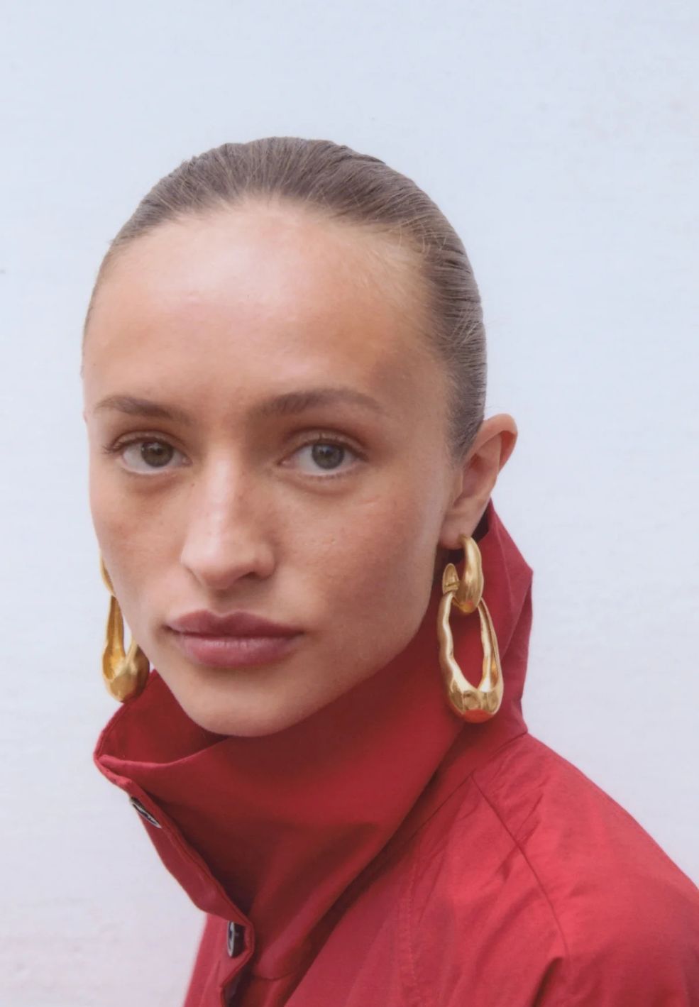 Wave Earrings Gold-Jewellery- by Moncollier- Verse Amsterdam