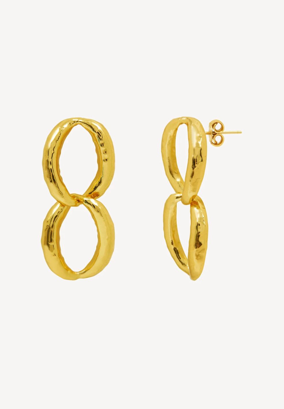 Ocho Earrings Gold