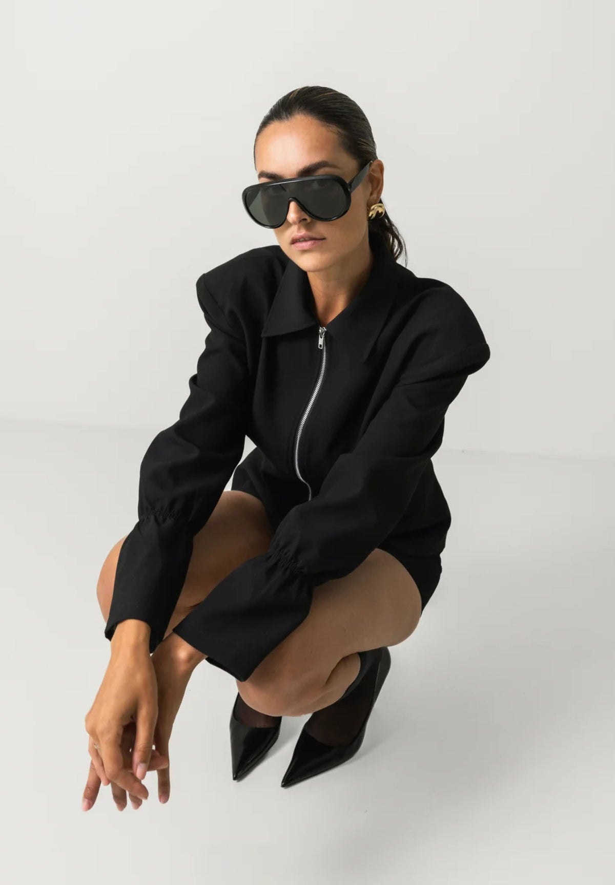 The Zipper Jacket Black