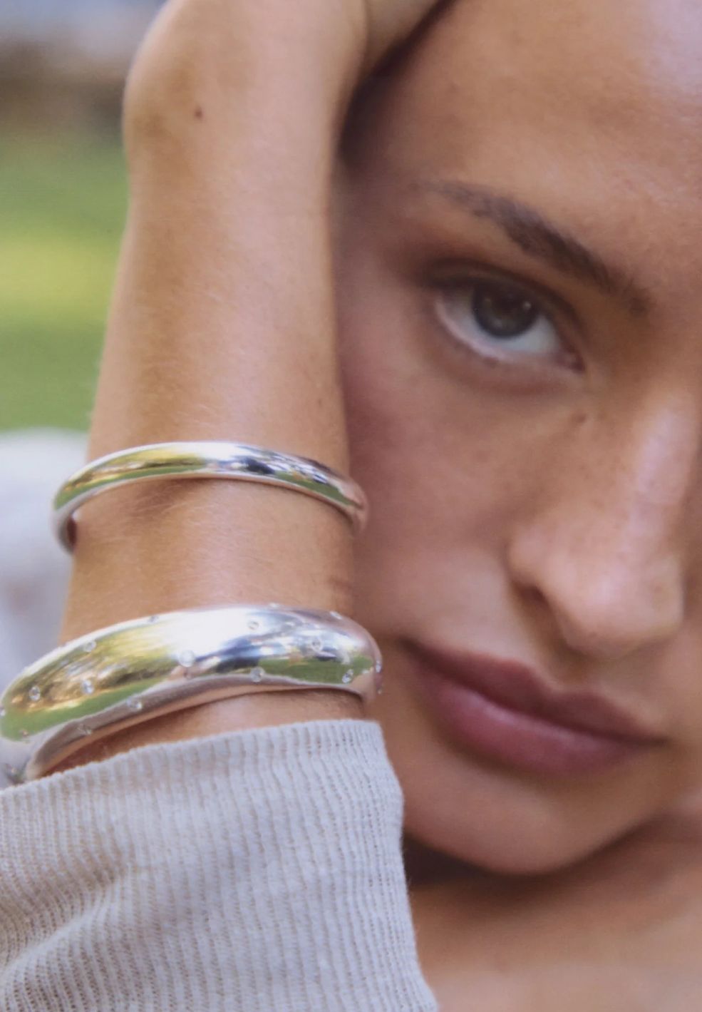 Carina Silver Bracelet-Jewellery- by Moncollier- Verse Amsterdam