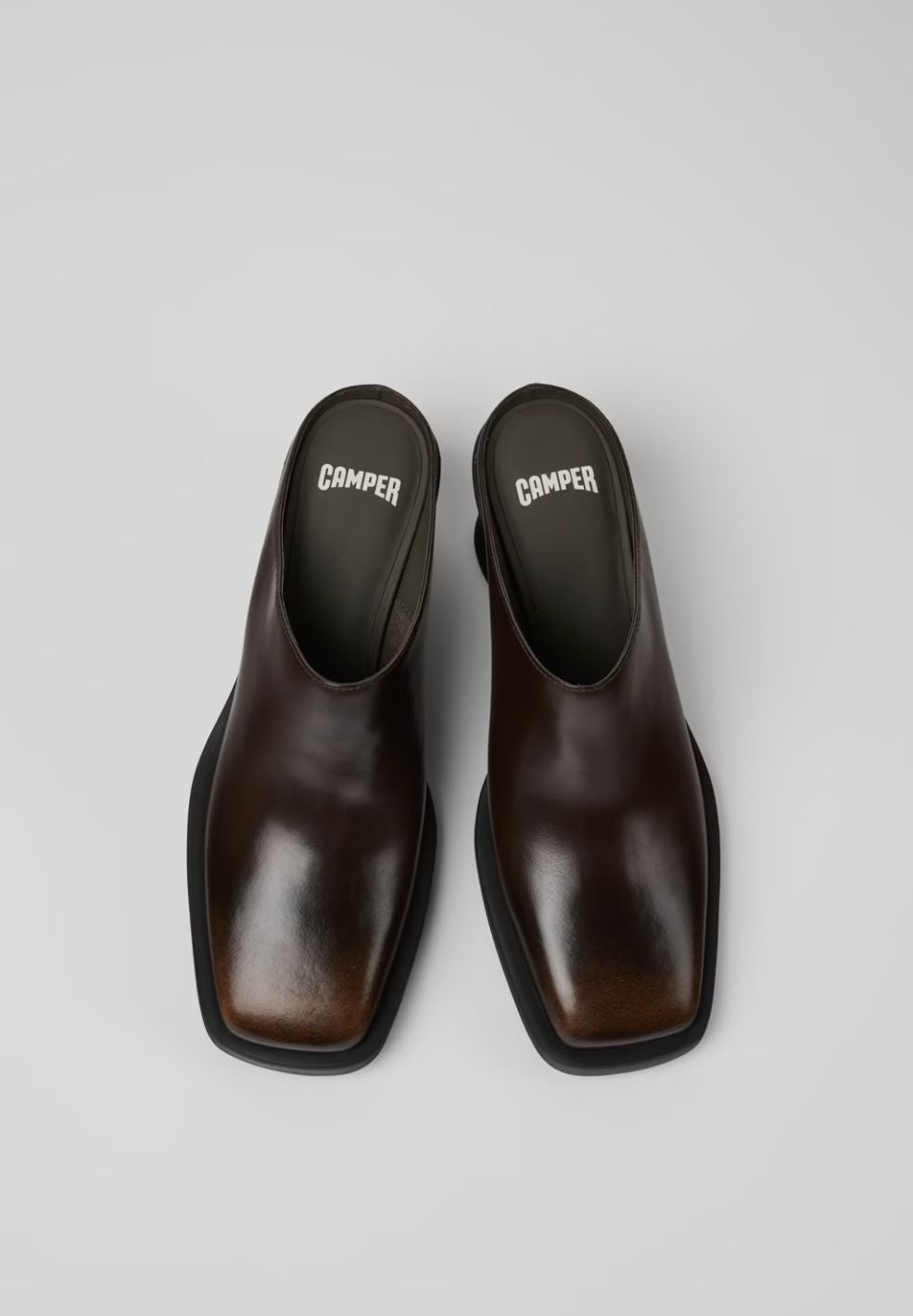 Louise Brown Leather Mule