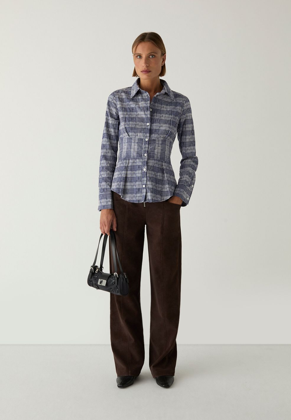 Hella Blue Check Shirt