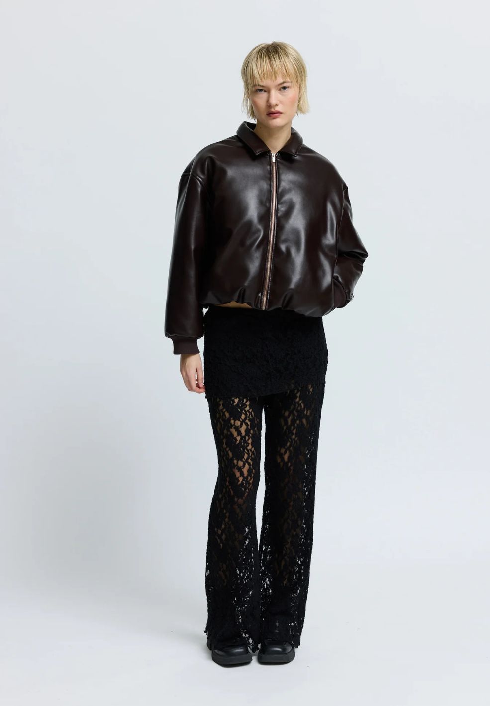 HiraRS Jacket Dark Brown-Coats & Jackets- by Résumé- Verse Amsterdam
