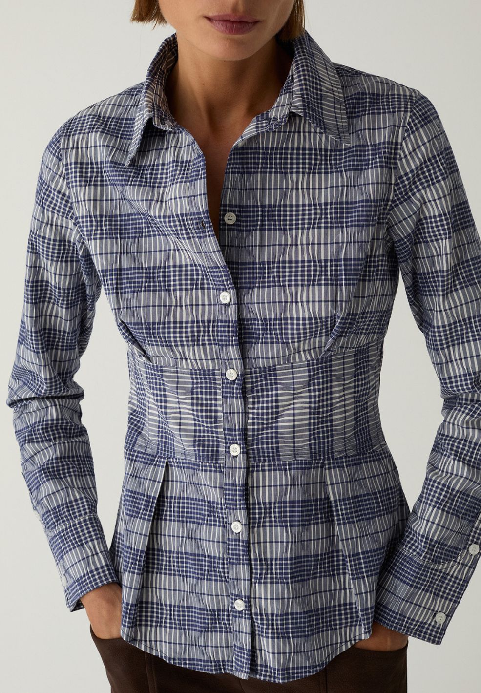 Hella Blue Check Shirt