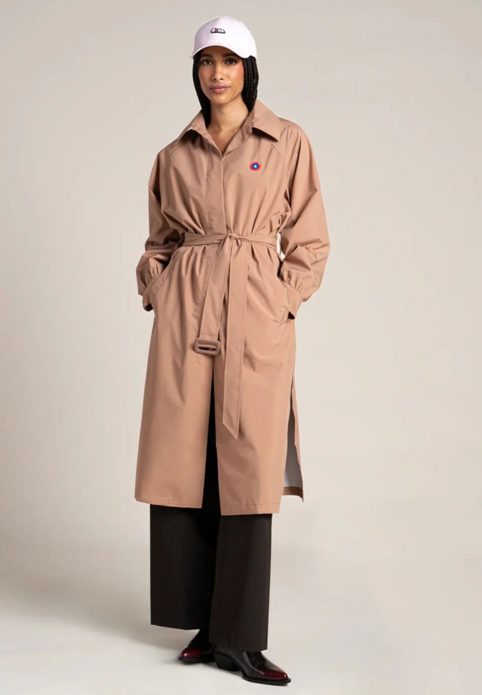 Madeleine Long Trench Canelle