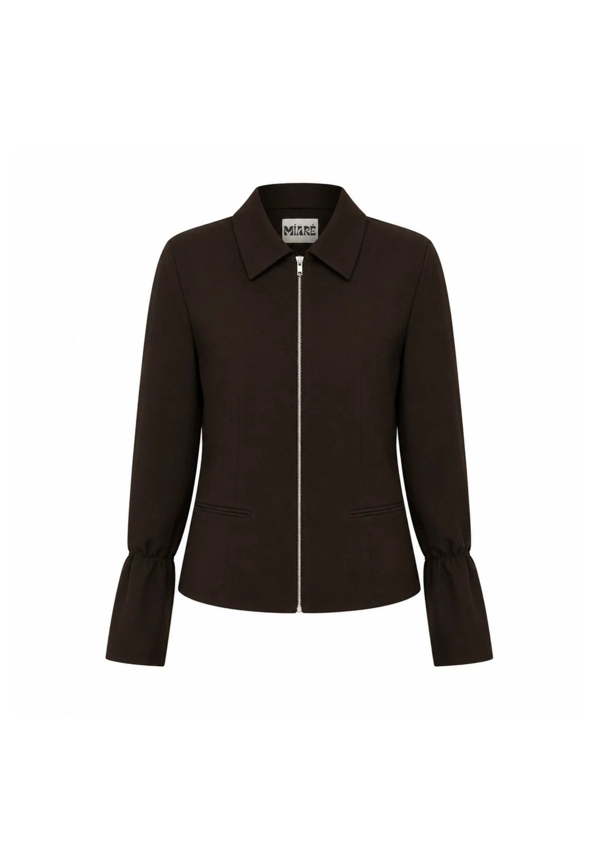 The Zipper Jacket Brown