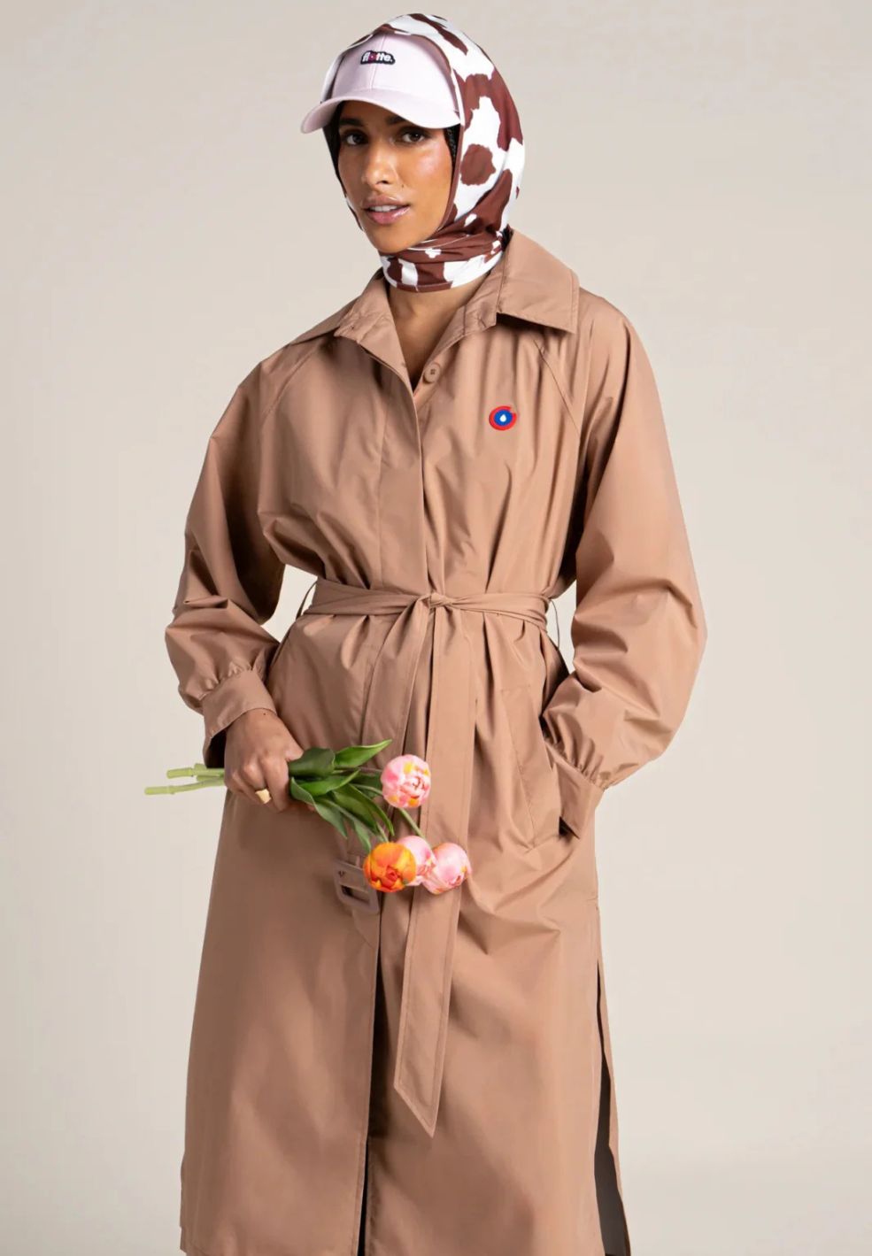 Madeleine Long Trench Canelle-Coats & Jackets- by Flotte- Verse Amsterdam