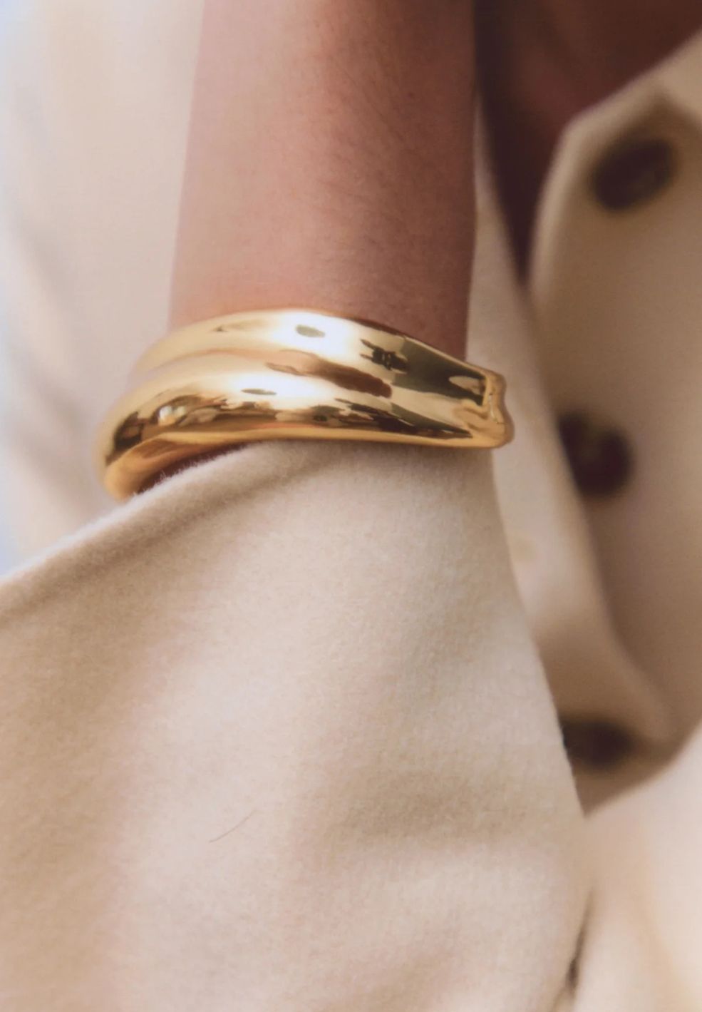 Wave Bracelet Gold