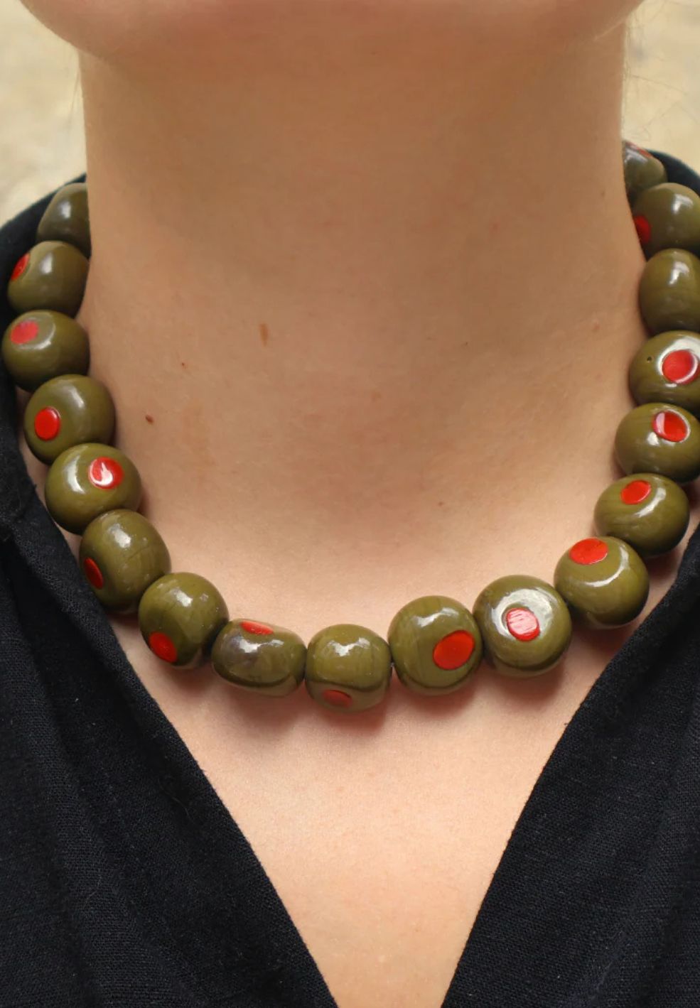 Olive Branch Necklace