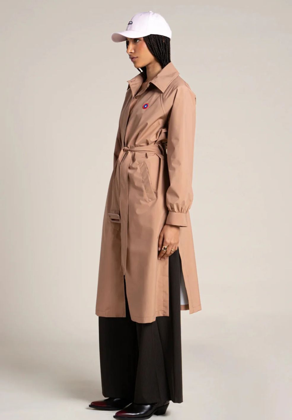 Madeleine Long Trench Canelle