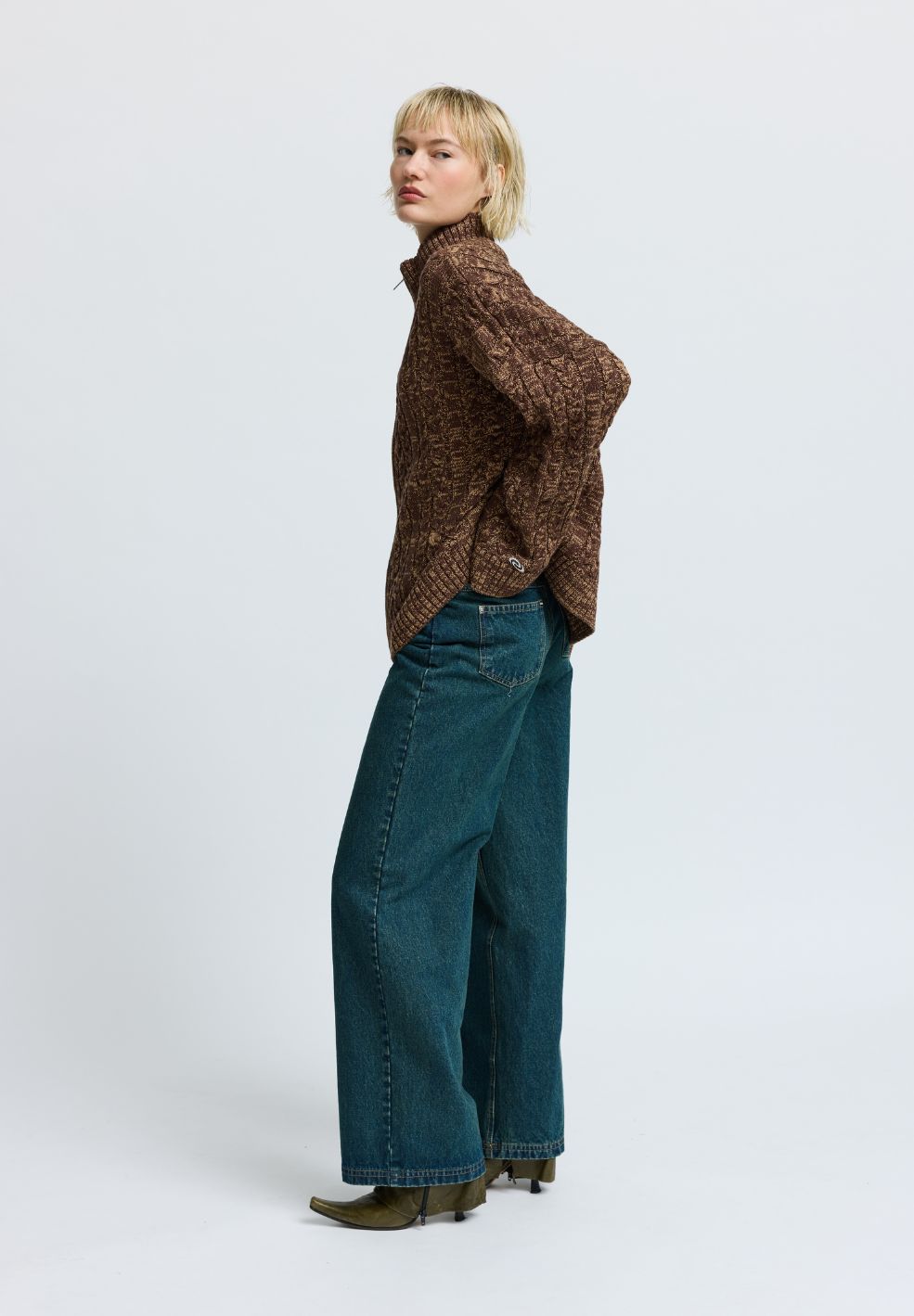 CassidyRS Knit Melange Brown-Knitwear- by Résumé- Verse Amsterdam