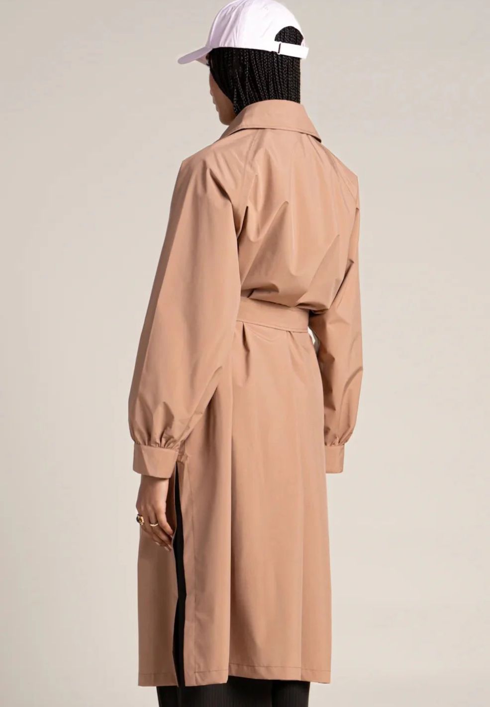 Madeleine Long Trench Canelle