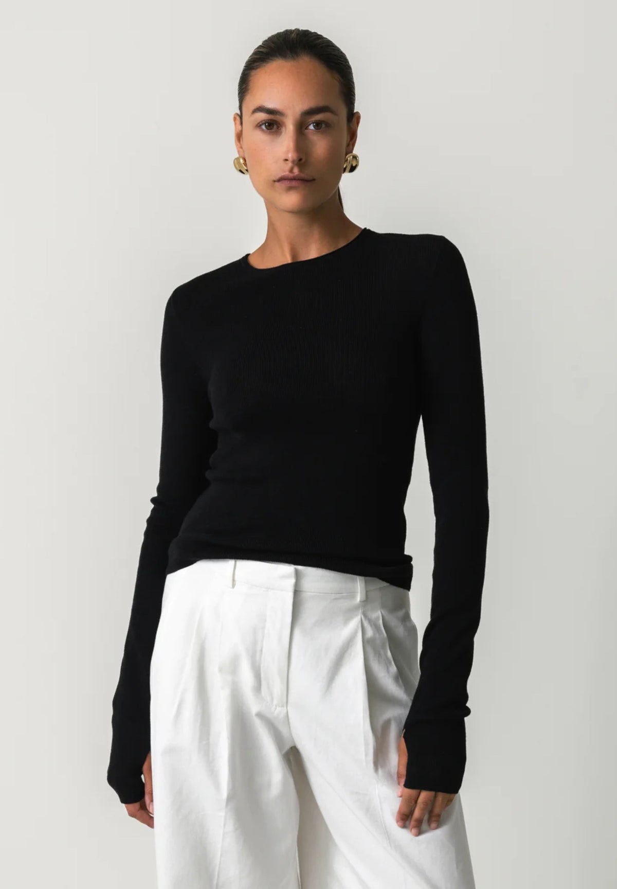 The Knitted Sweater Black