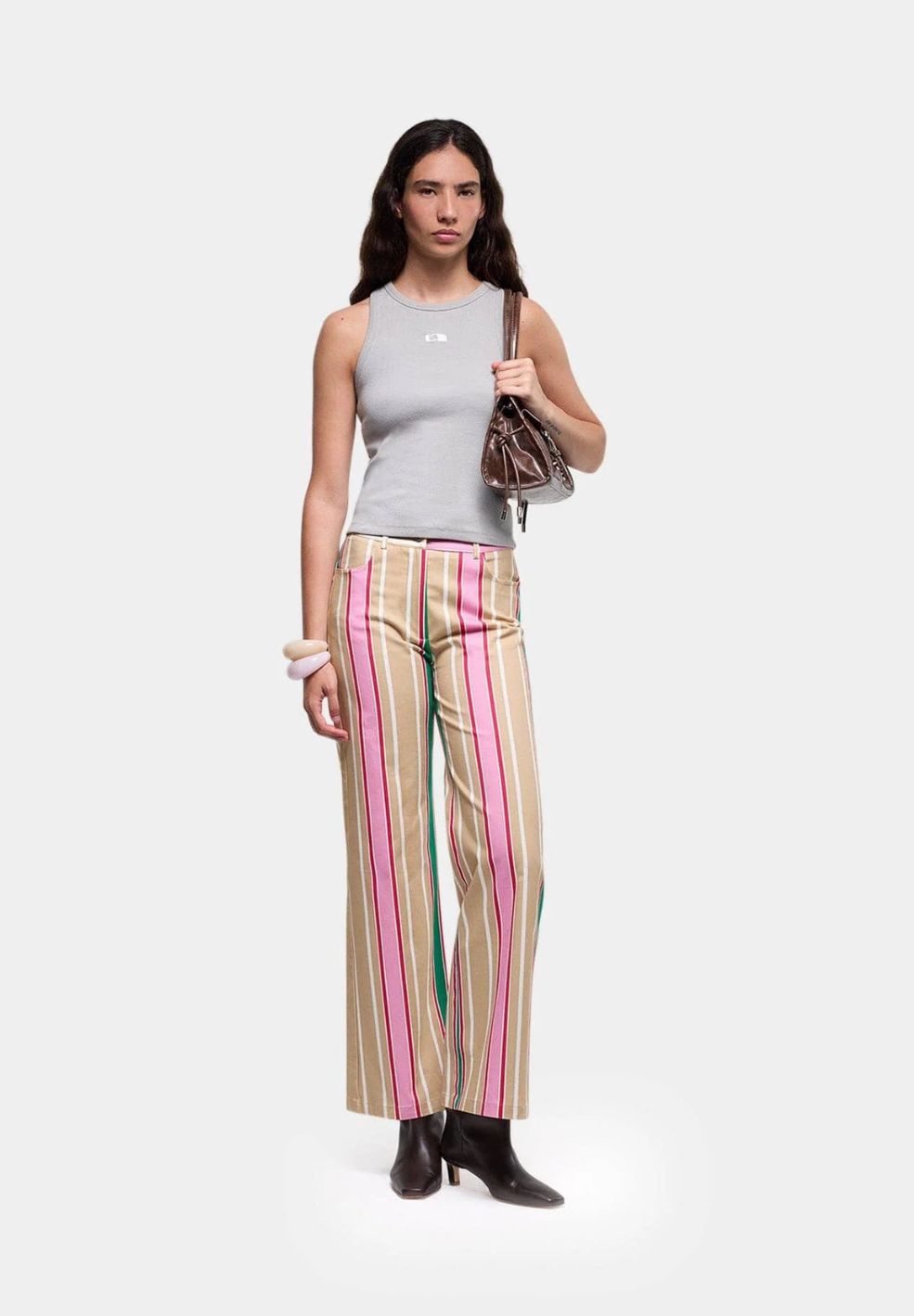 Leroy Brown Twill Striped Pants