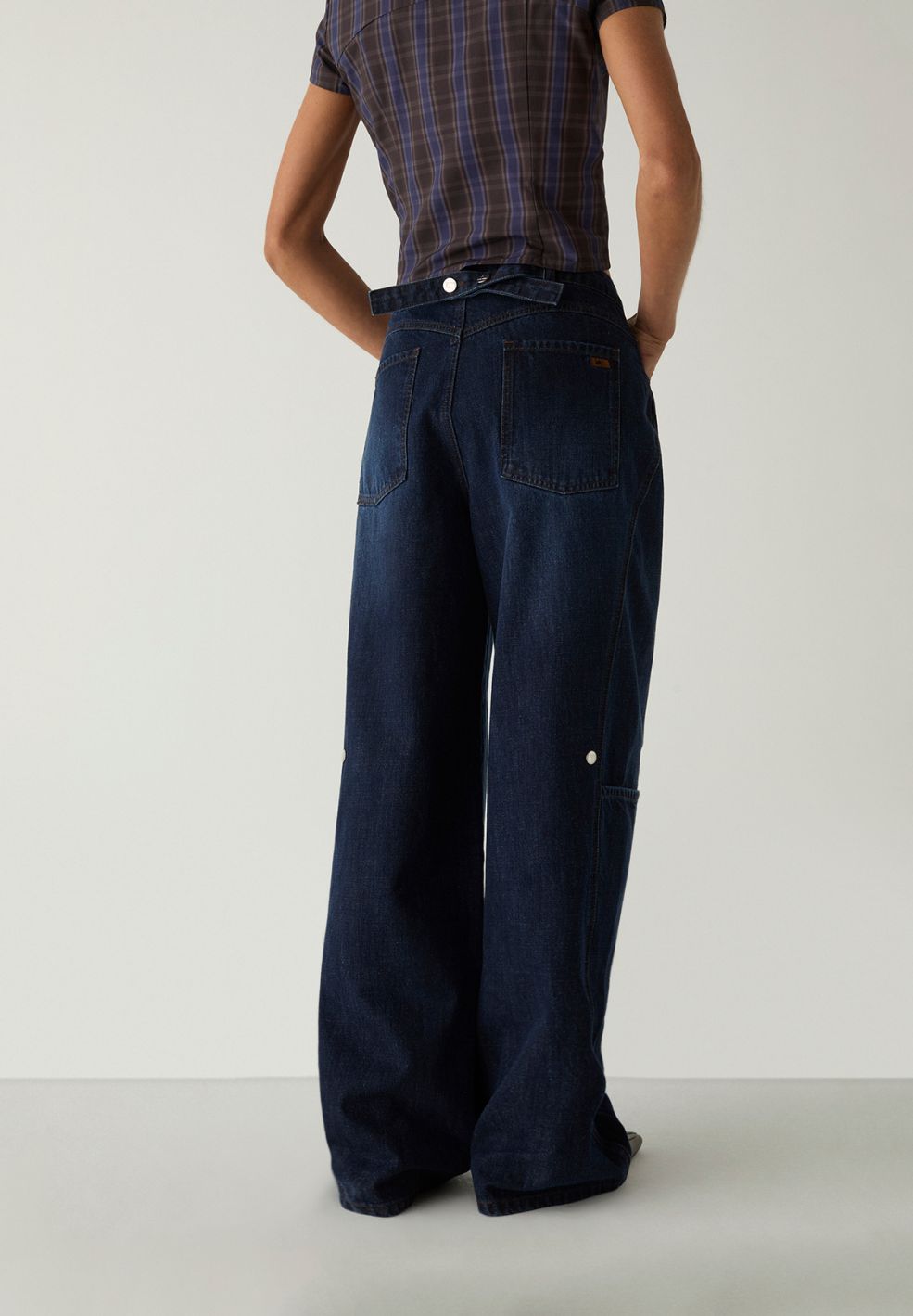 Lodo Dark Denim Barrel Jean