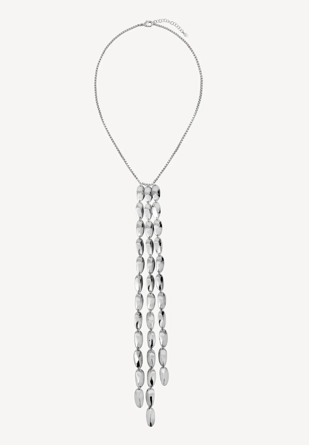 Seed Necklace Silver