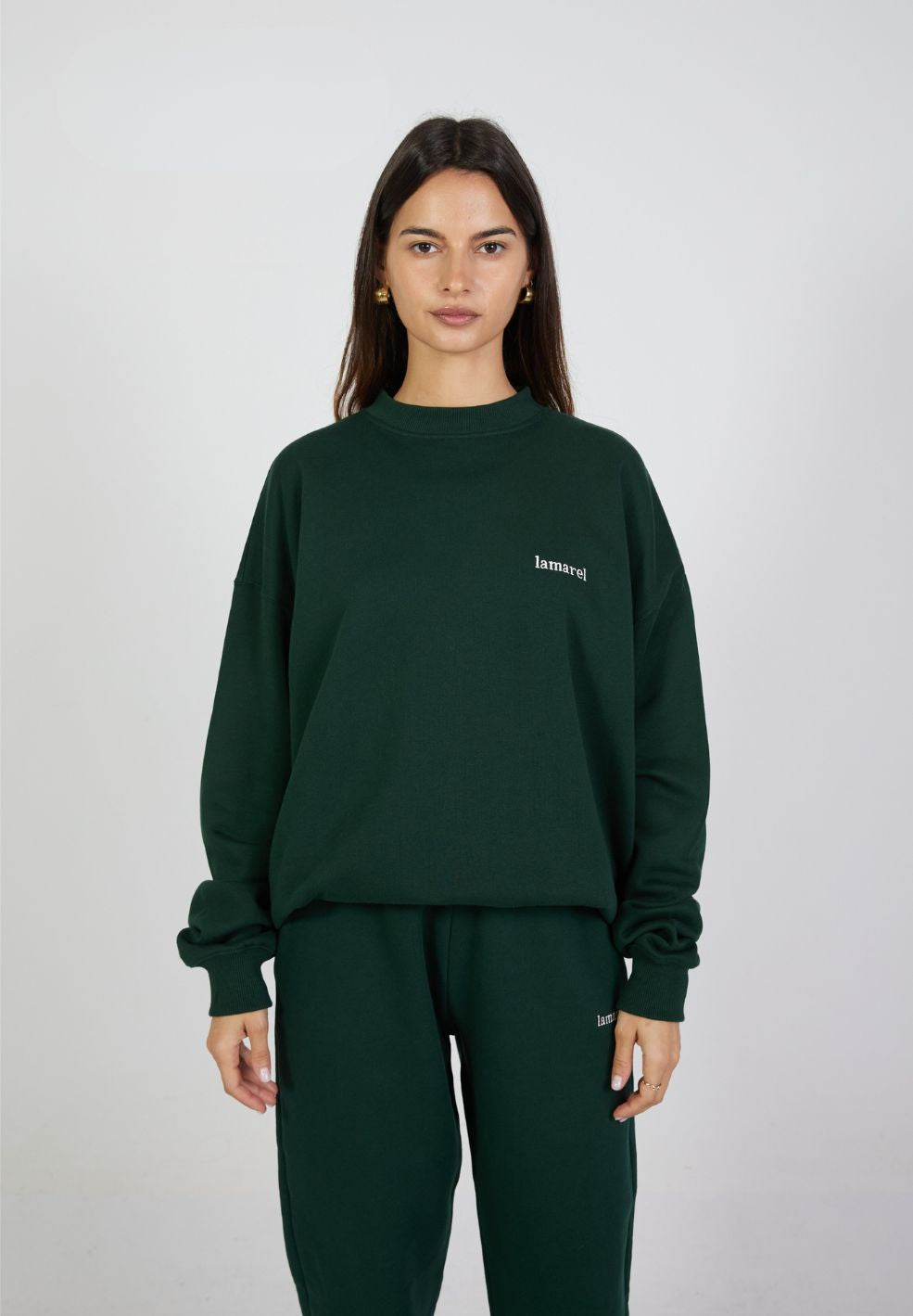 Oversized Sweater Dark Green