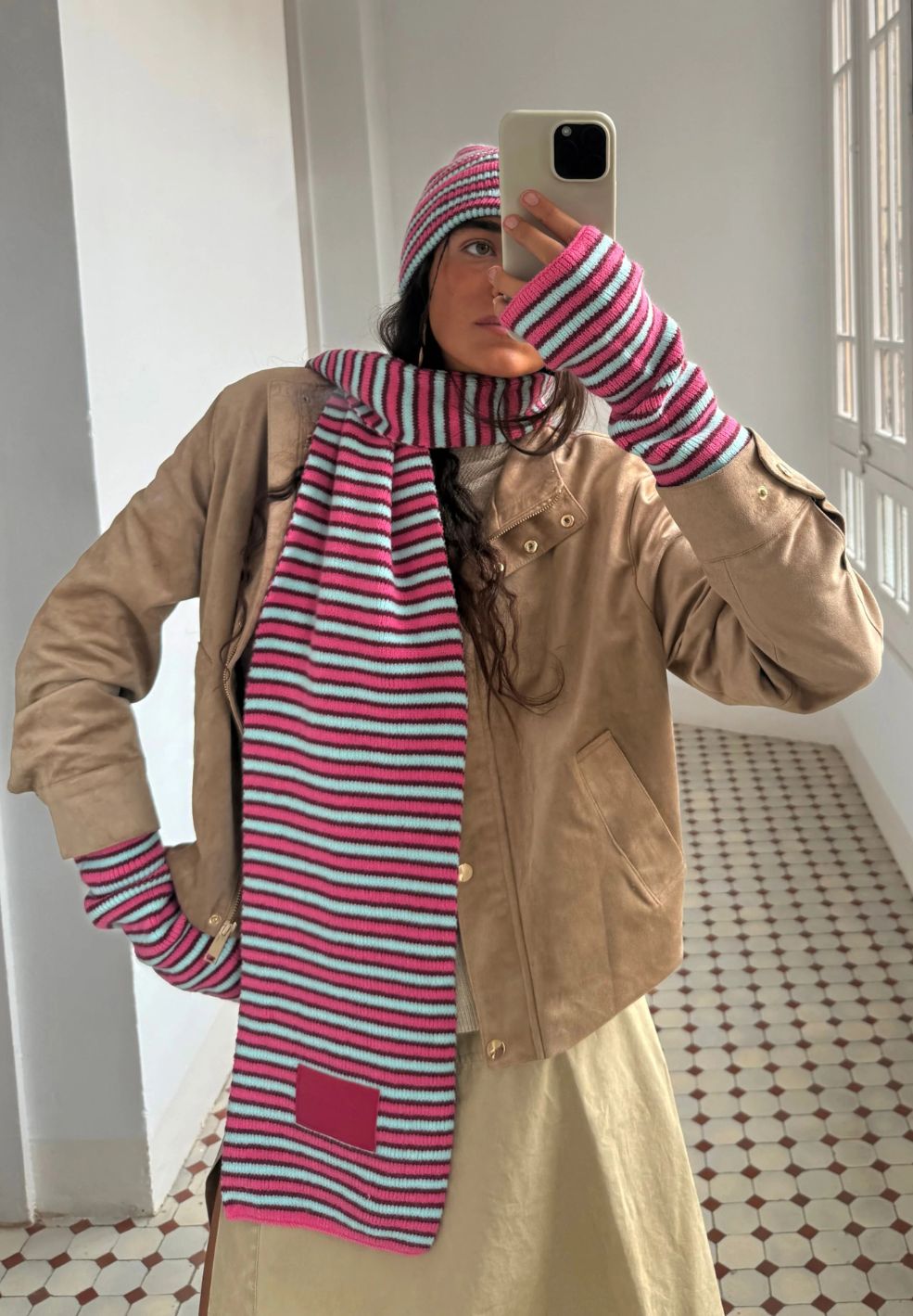 Kansas Set (Hat, Scarf, Gloves )-Hats & Scarves-Susmie's-Shop At Verse