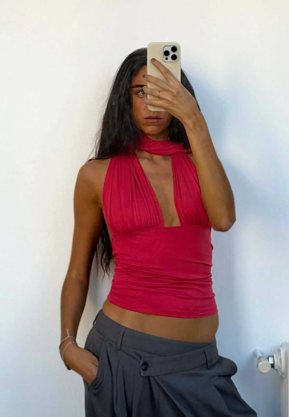 Isabela top red by susmies 