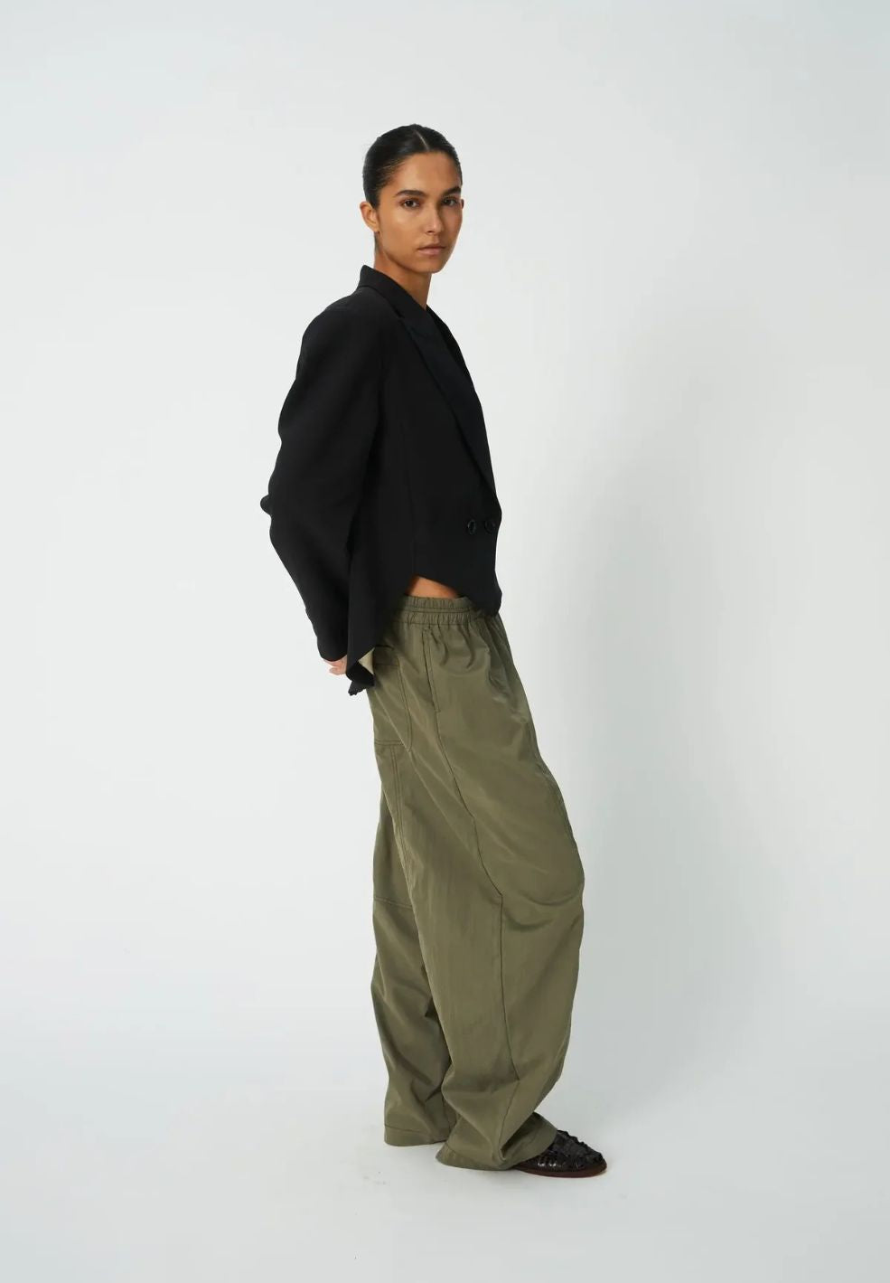 Combat Pants Low Waist Dust Olive