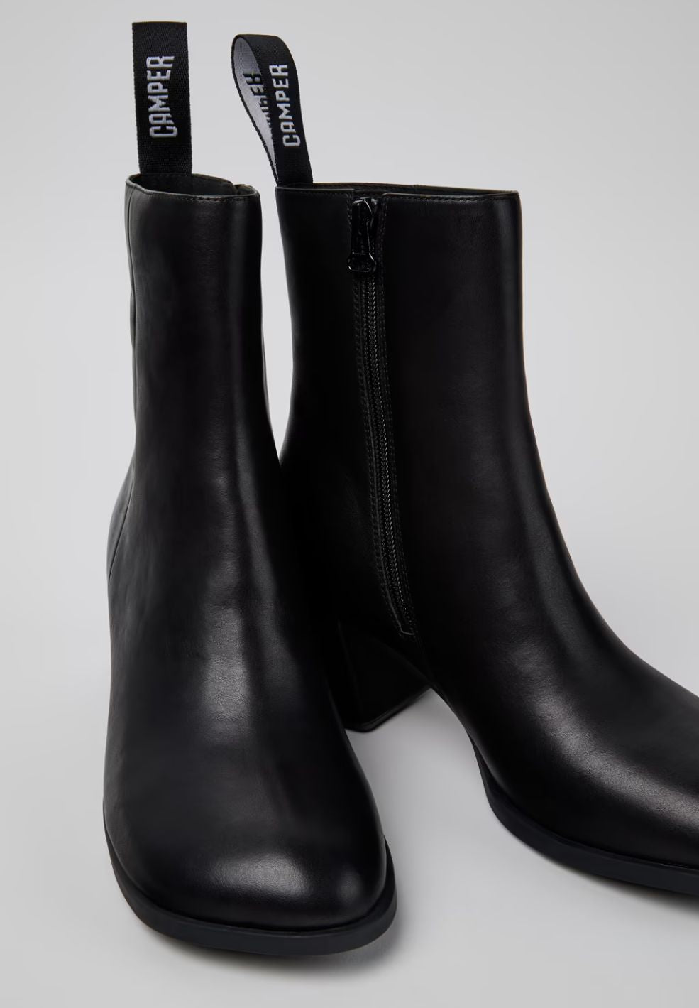 Kora Black Leather Boot-Shoes- by Camper- Verse Amsterdam