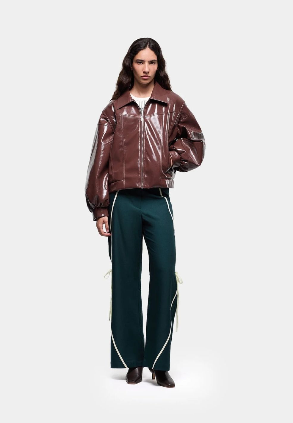 Cupido Brown Jacket-Coats & Jackets-Laagam-Verse