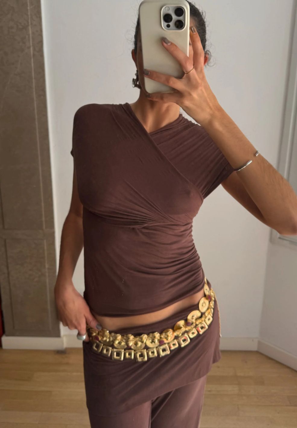 Isabela top brown by susmies 