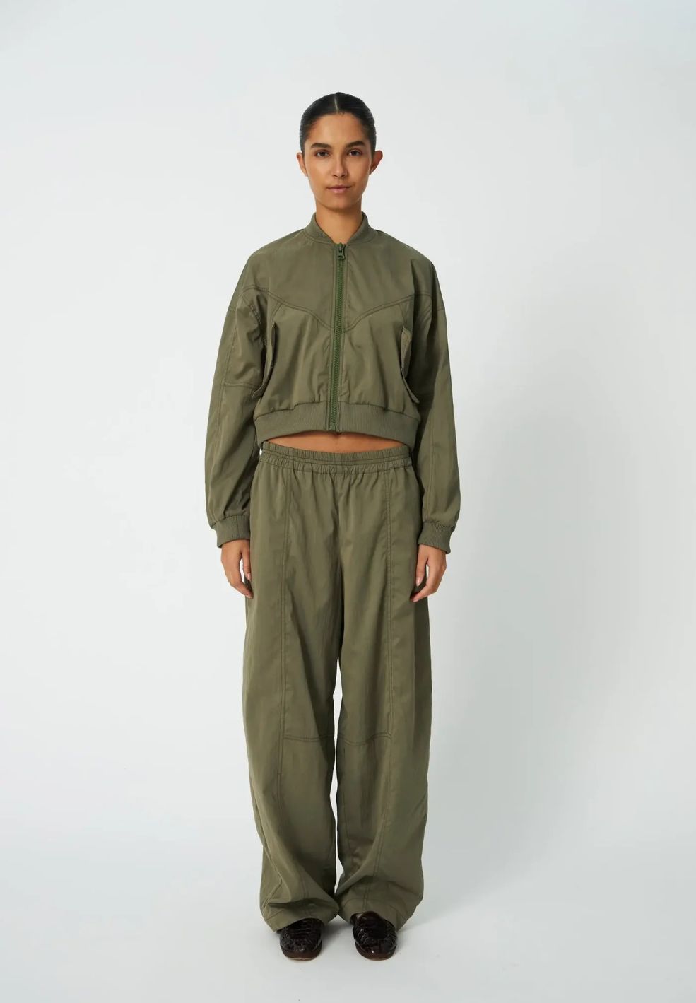 Combat Track Jacket Dust Olive