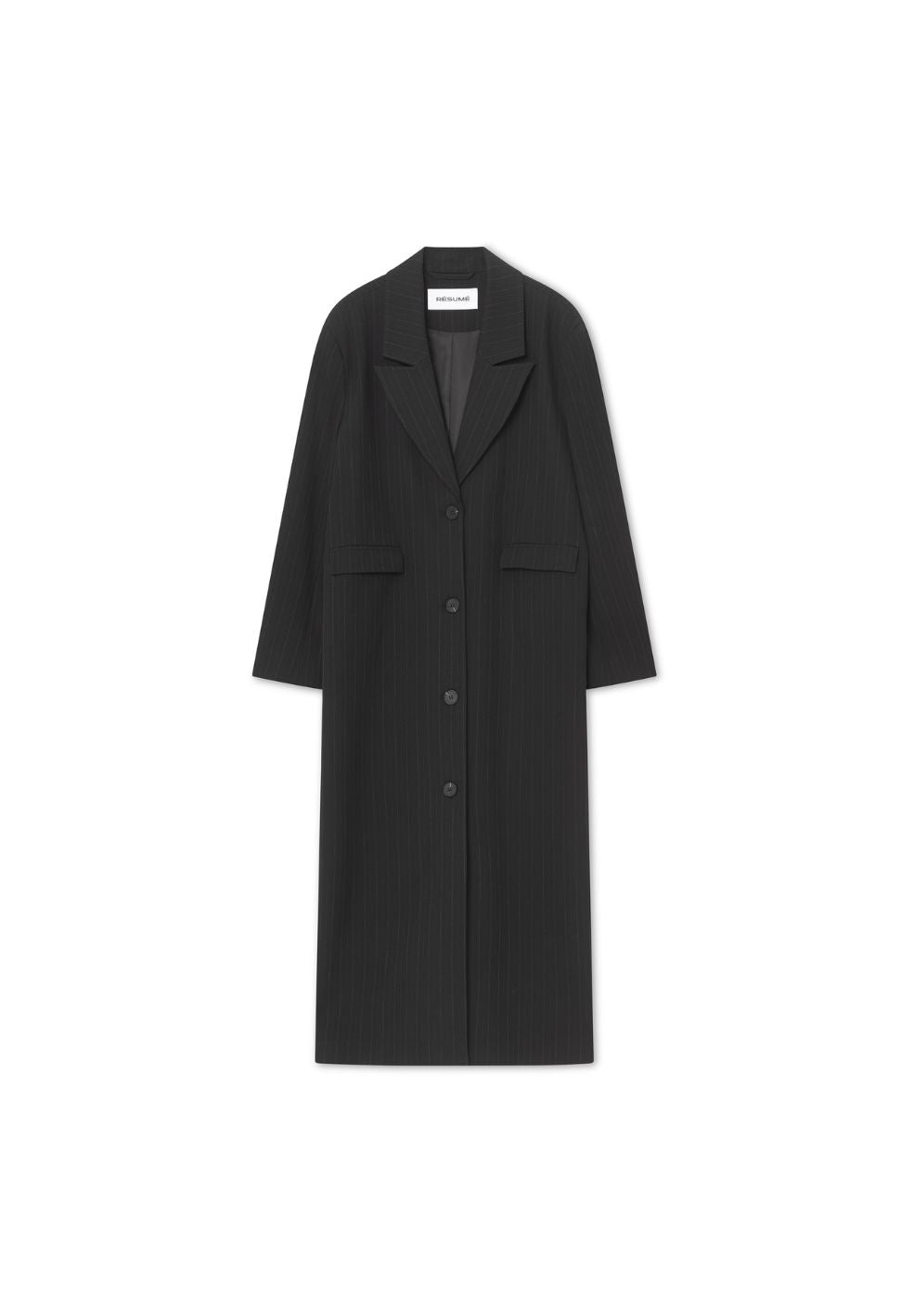 HudsonRS Coat Black-Coats & Jackets- by Résumé- Verse Amsterdam