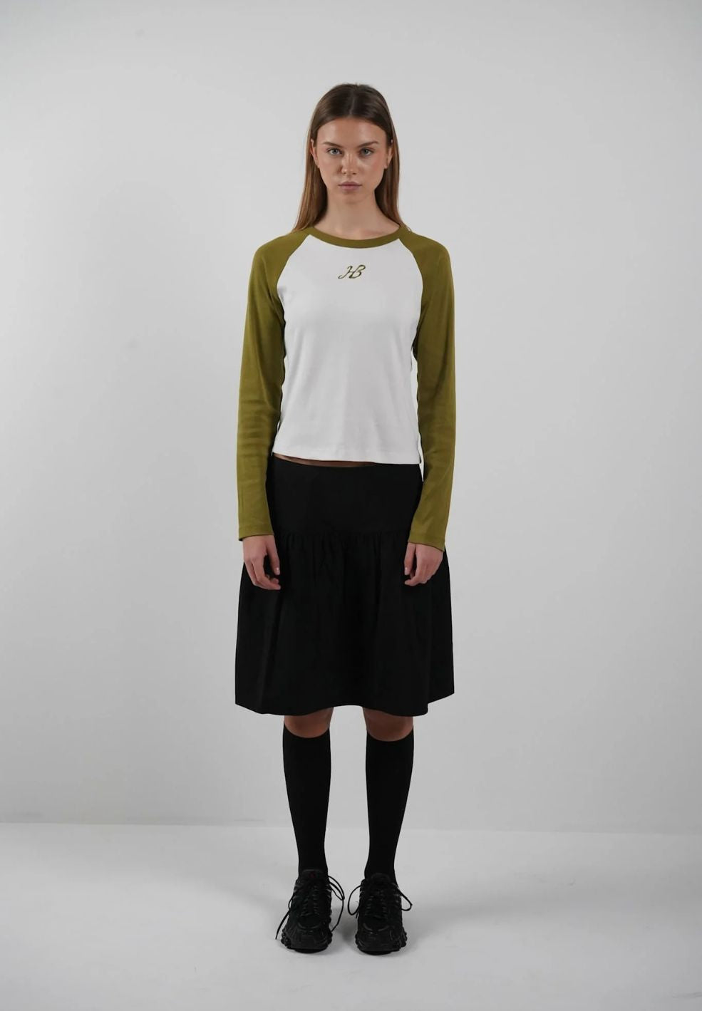 Dante Long Sleeve Tee Moss Green