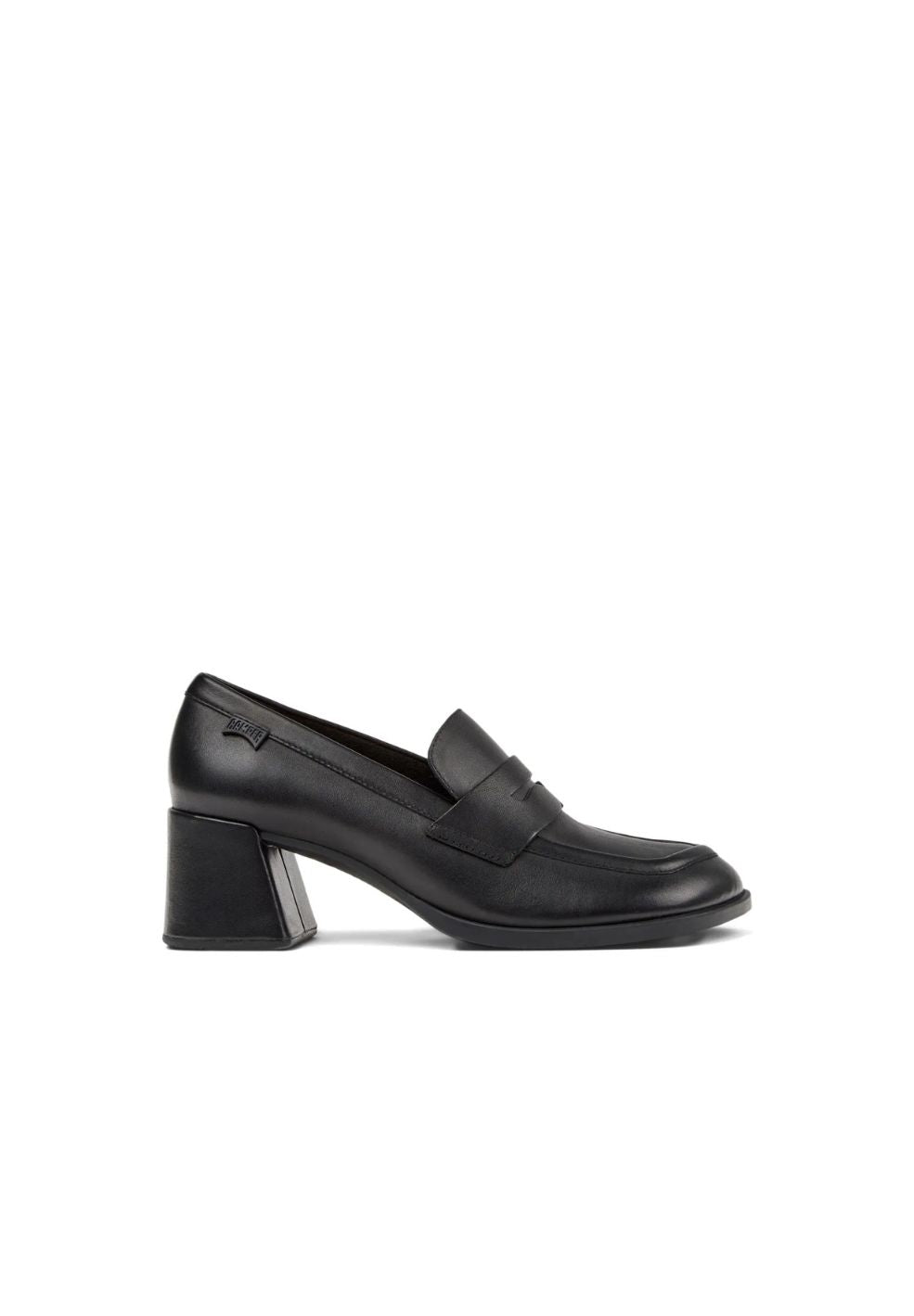 Kora Black Leather Loafer