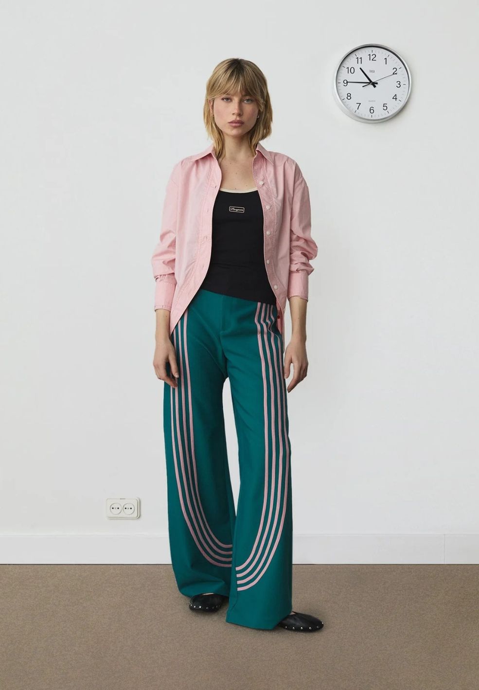 Shop zion teal pants by laagam at verse