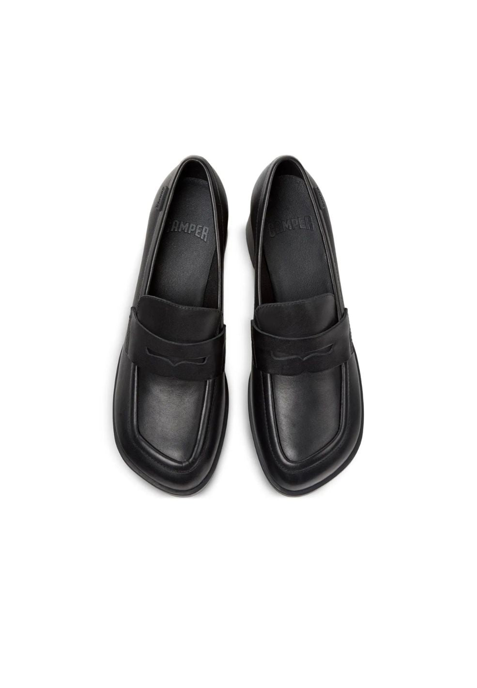 Kora Black Leather Loafer