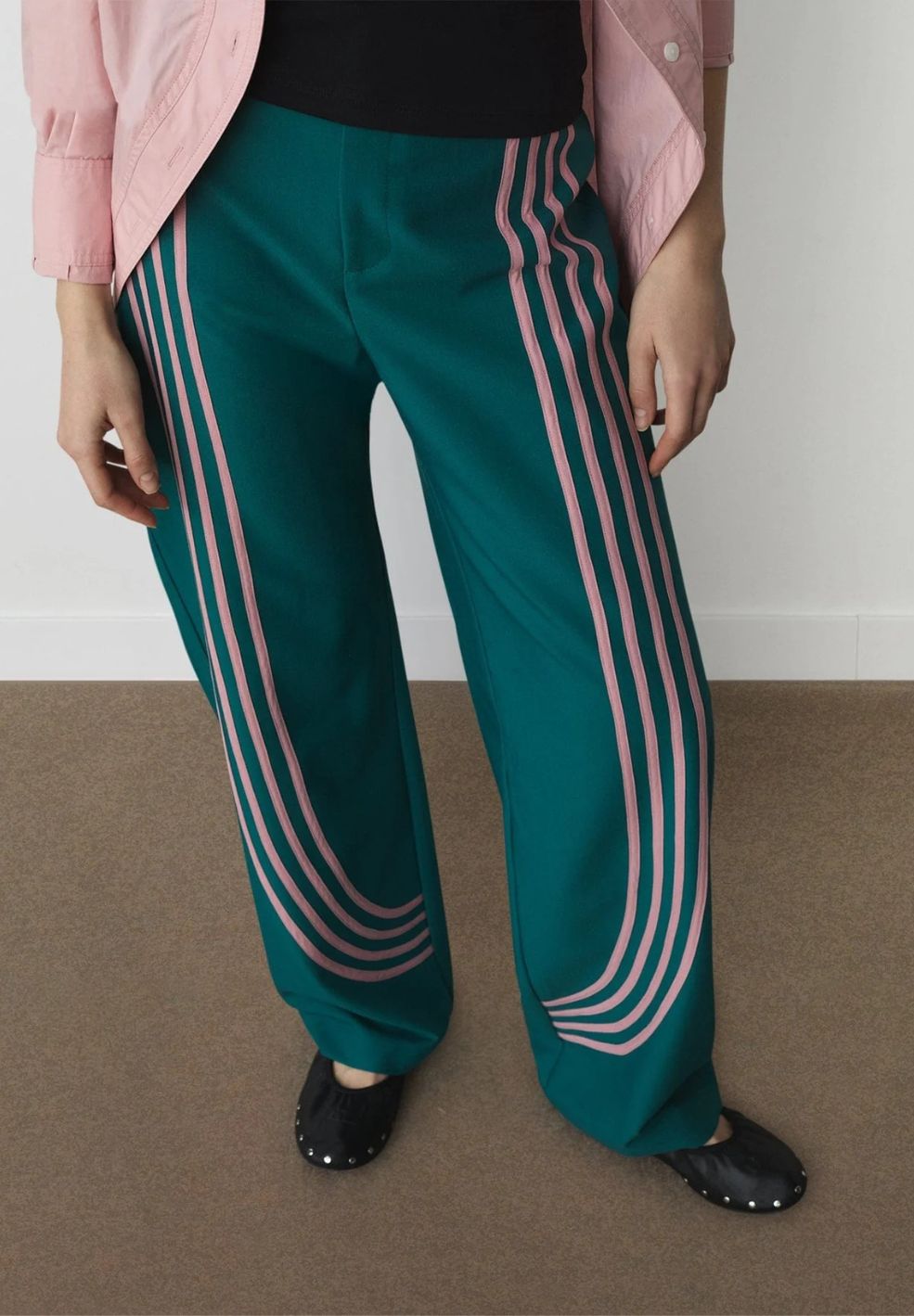 Shop zion teal pants by laagam at verse