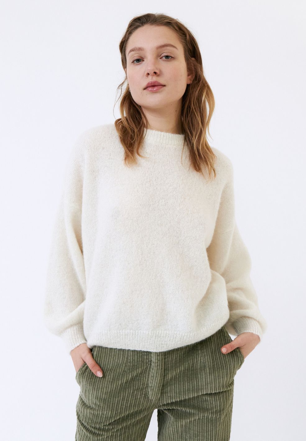 Galeta Mohair Knit Cream