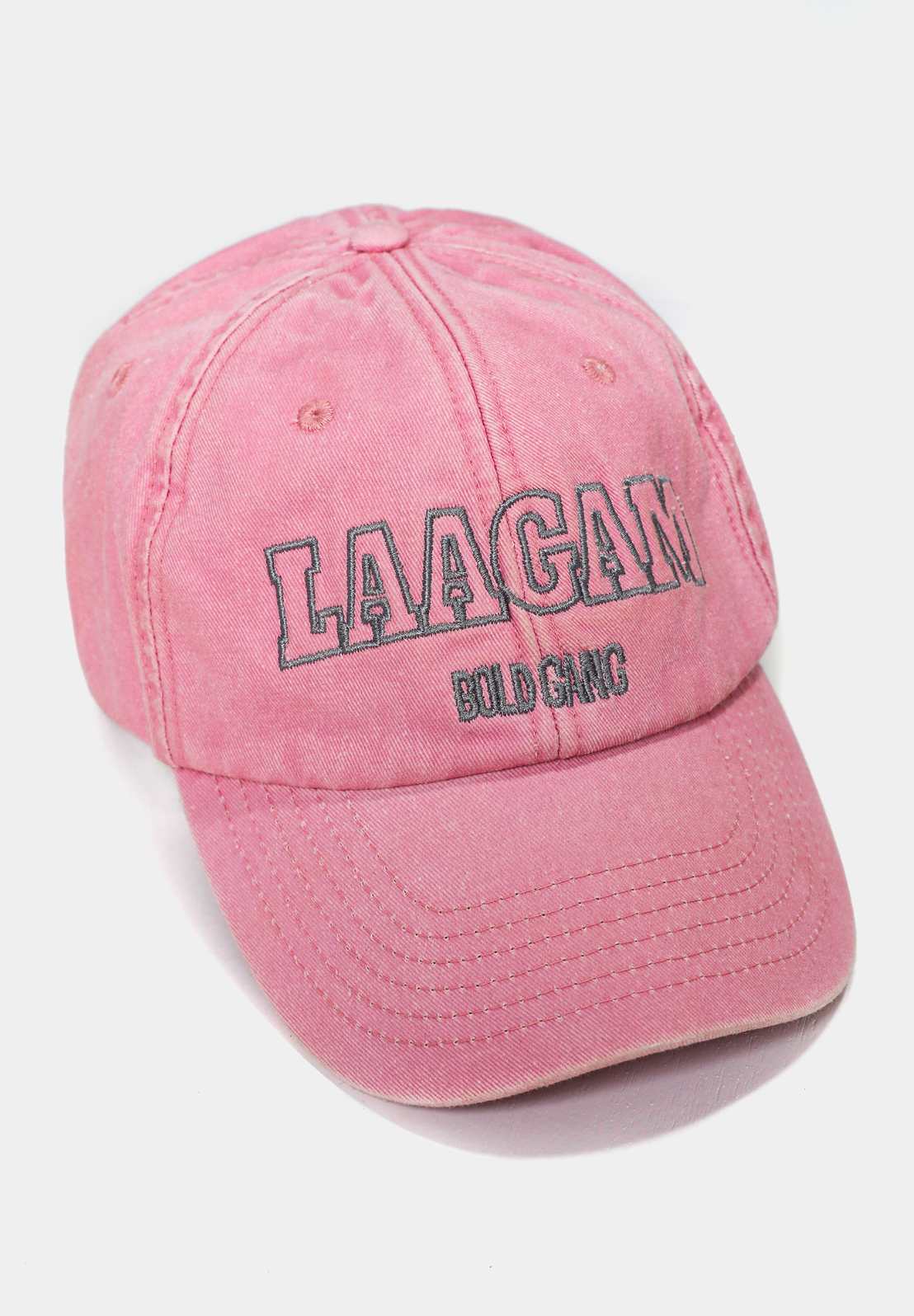 LAAGAM Logo Baseball Cap Pink