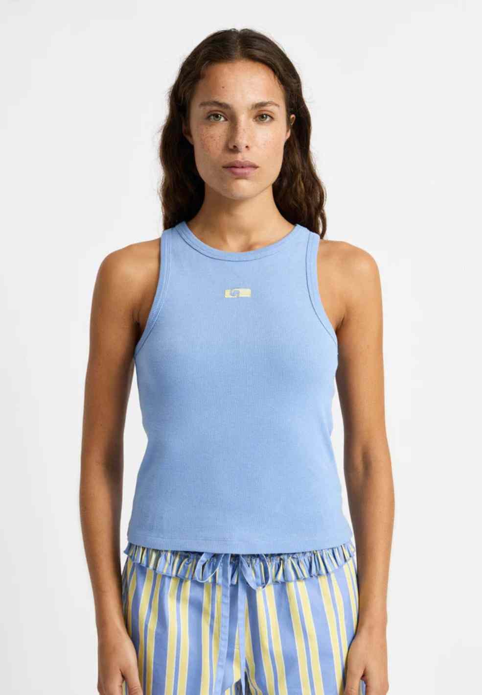 Logo Tank Top Blue