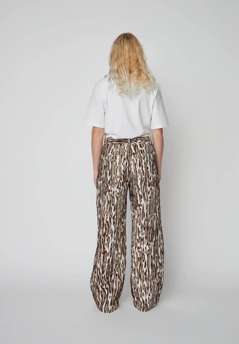 Leopard Jacquard Pants-Pants- by Laagam- Verse Amsterdam