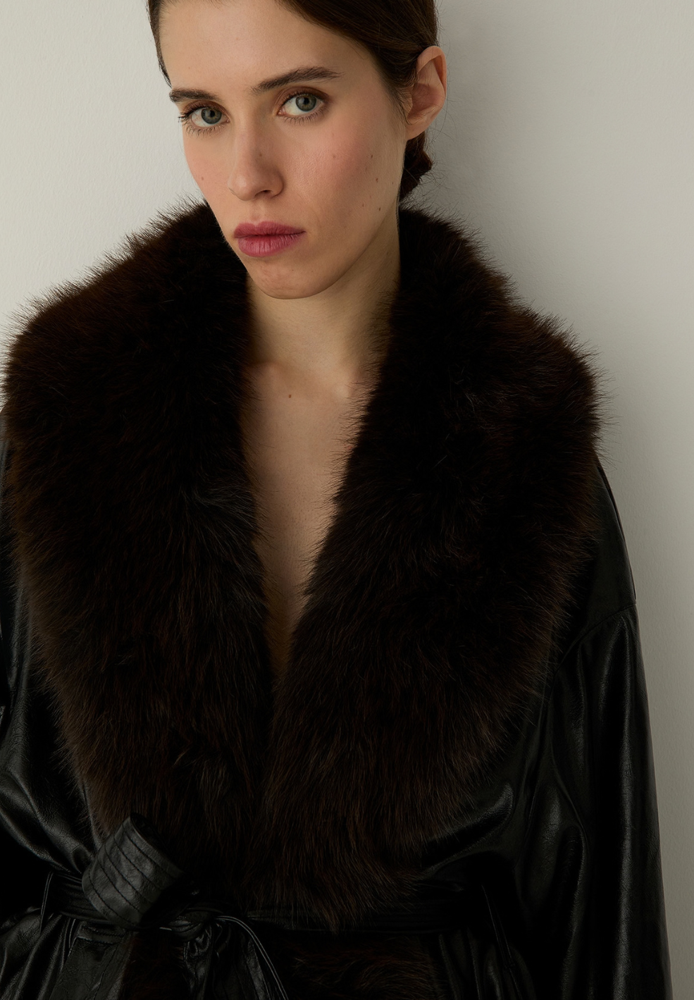Oriane Black Short Coat