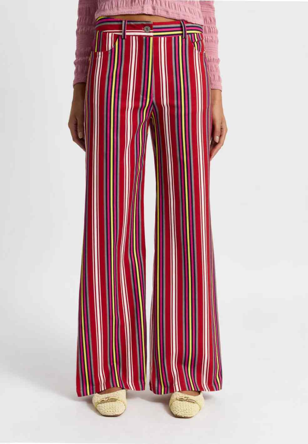 Leroy Red Striped Pants