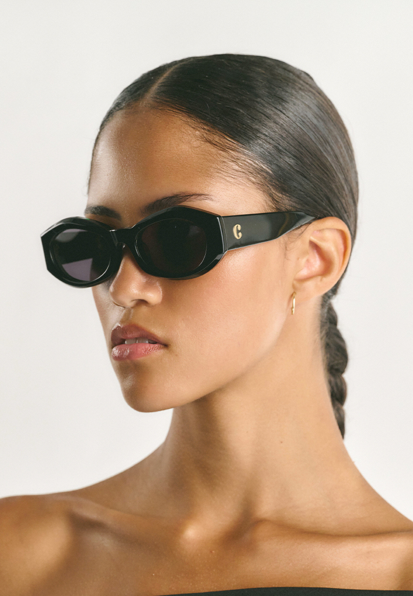 Celeste Black Black Sunglasses